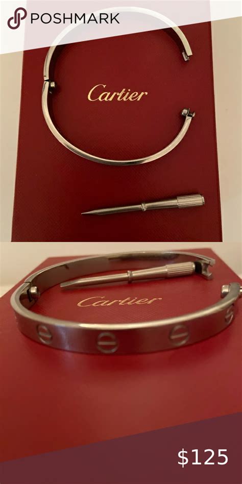 love bracelet stainless steel|Cartier LOVE Bracelets .